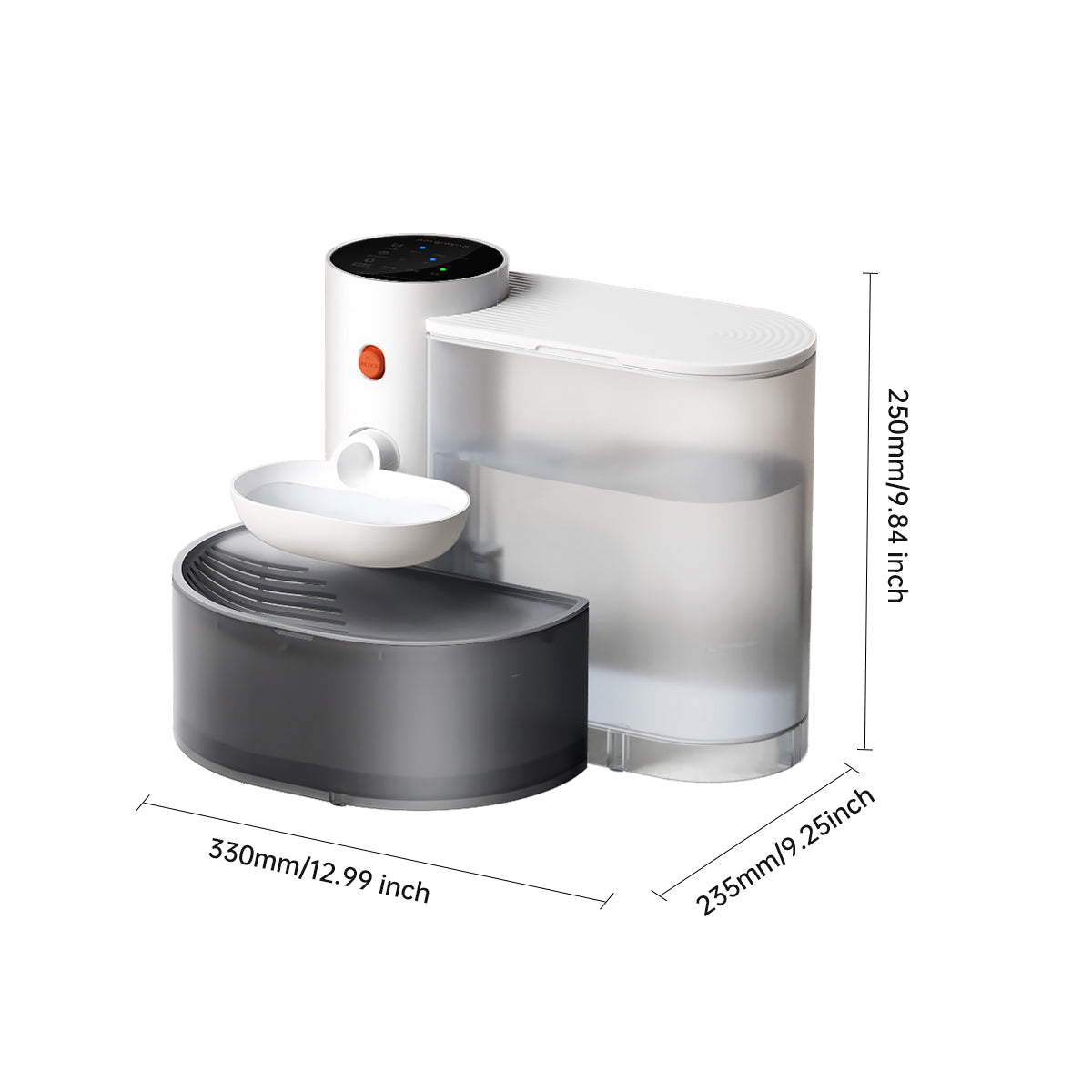 Pawbola Wireless Pour-Over Cat Water Fountain