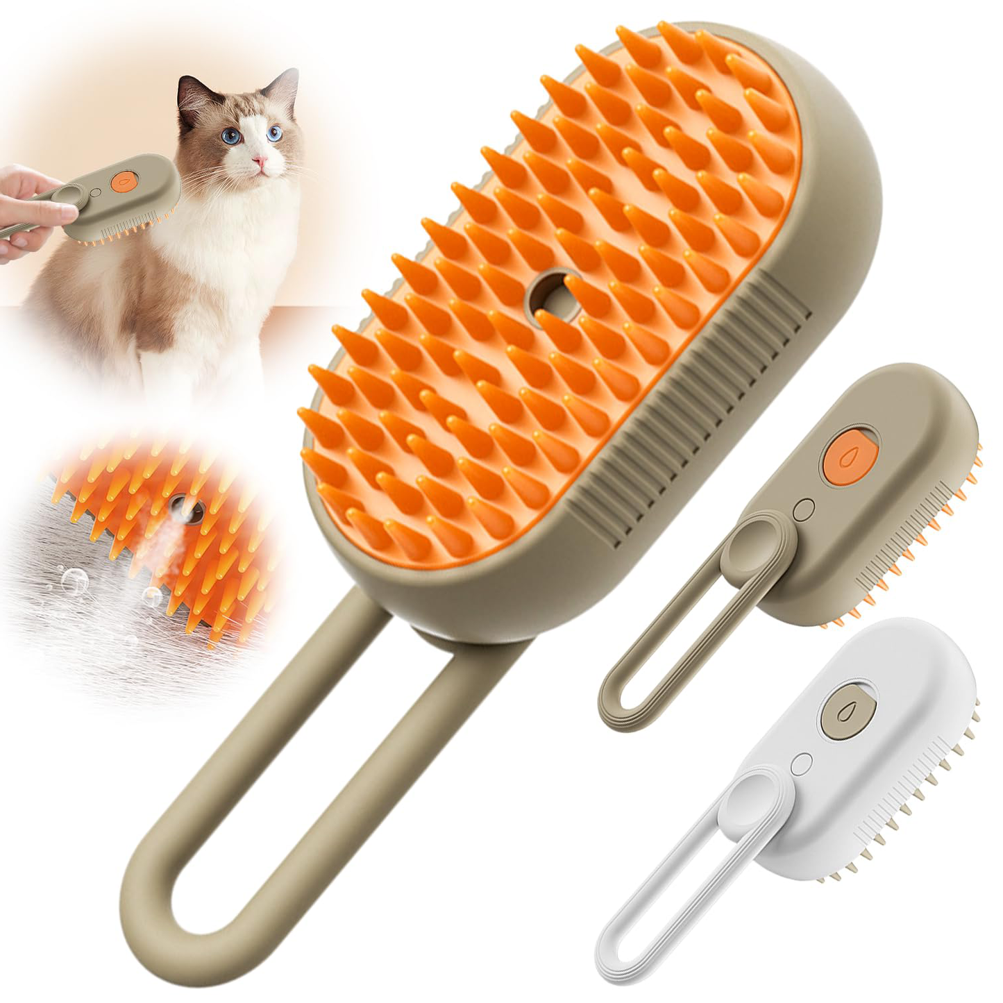 Pawbola Cat Steam Grooming Brush