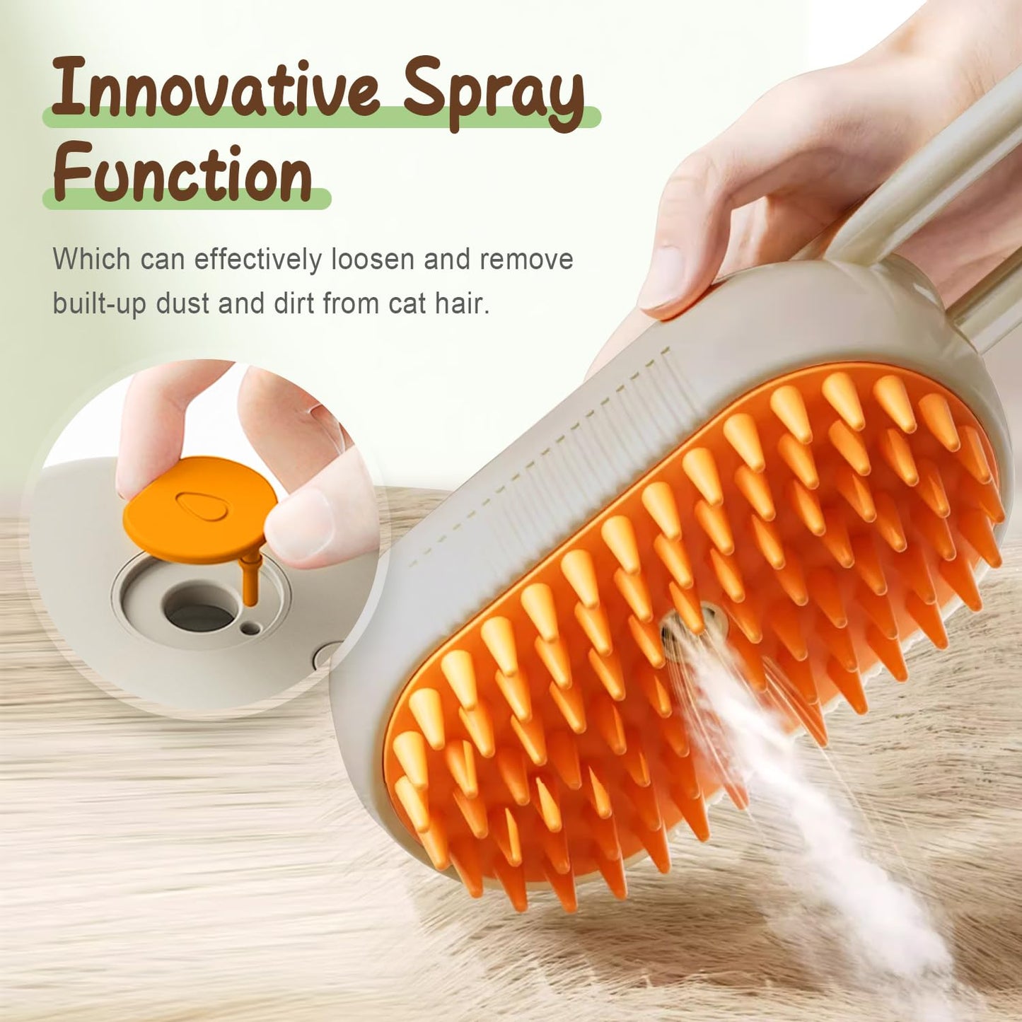 Pawbola Cat Steam Grooming Brush