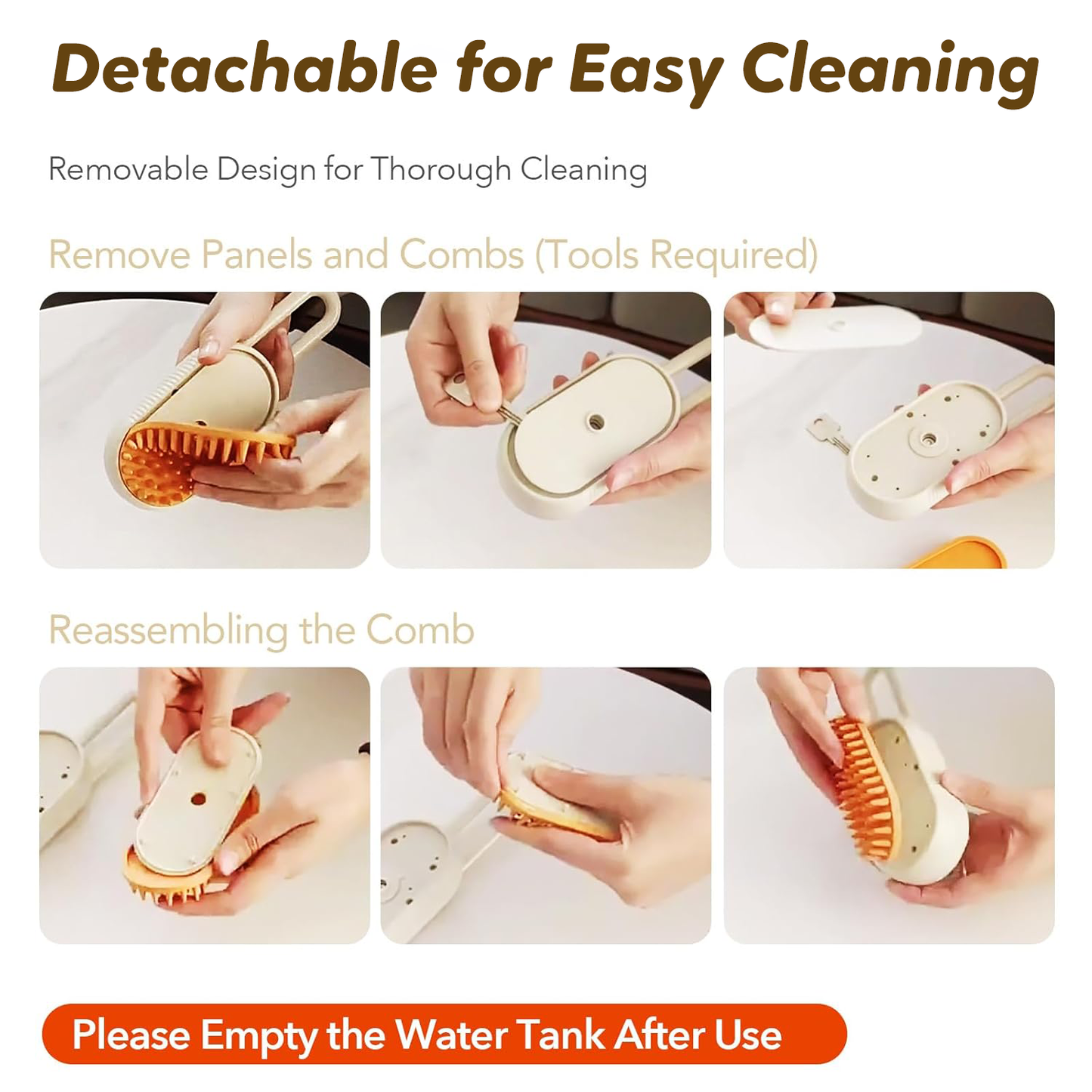 Pawbola Cat Steam Grooming Brush