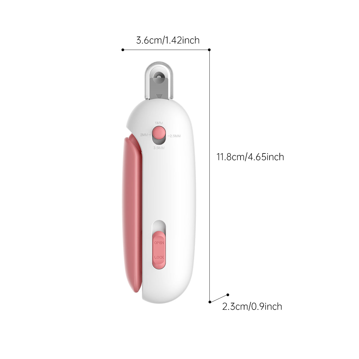 Pawbola Adjustable Round-Hole Cat Nail Clipper