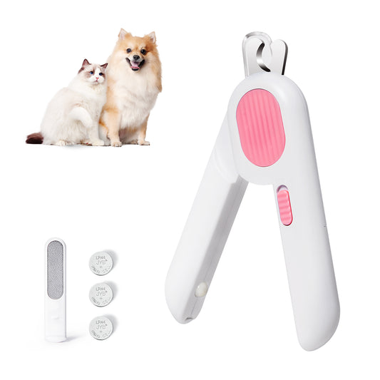 Pawbola Extra Large LED Light Cat Nail Clipper with Nail File