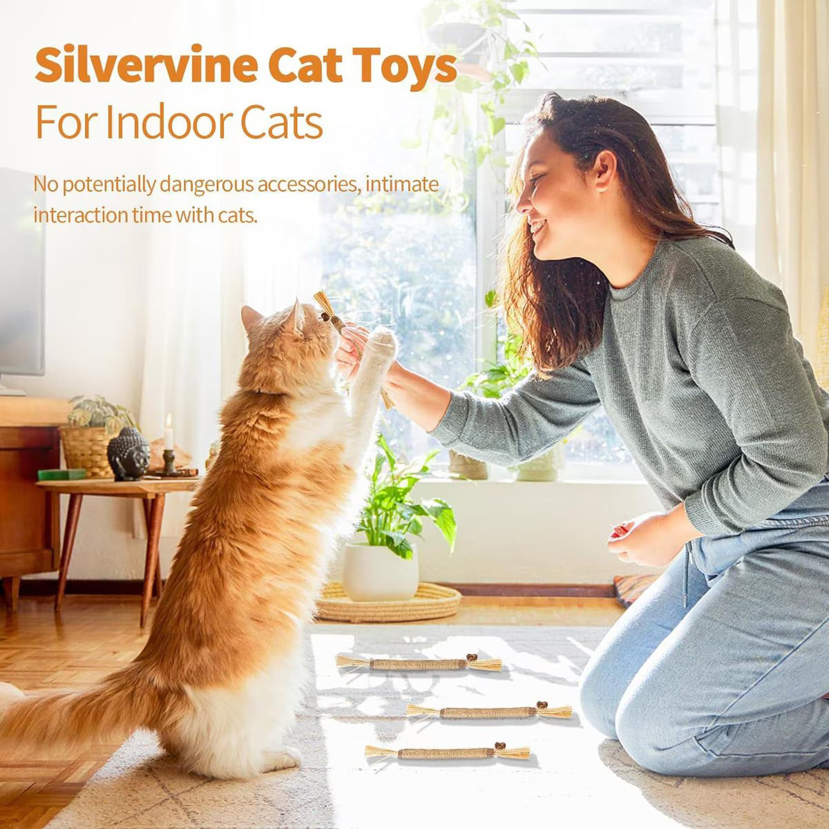 Pawbola Silvervine Sticks (3 Count)
