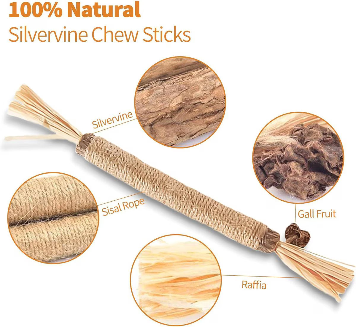 Pawbola Silvervine Sticks (3 Count)